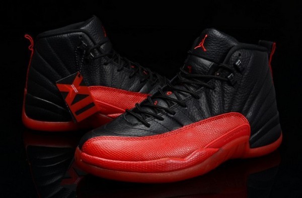 Jordan_12_XII_Retro_Flu_Game_Black_Varsity_Red_Shoes